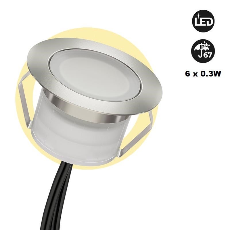 Mini spot LED encastrable 0,3W 12V