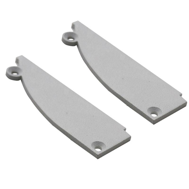 Perfil aluminio 2 mts integración escayola/pladur color blanco
