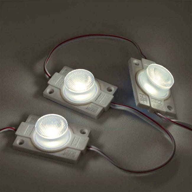 Modulo LED per insegne luminose SMD3030 2W 12V IP65 - Bianco Caldo