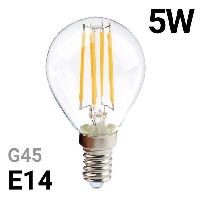 Comprar bombillas de filamento E14 G45 5W | Bombillas LED