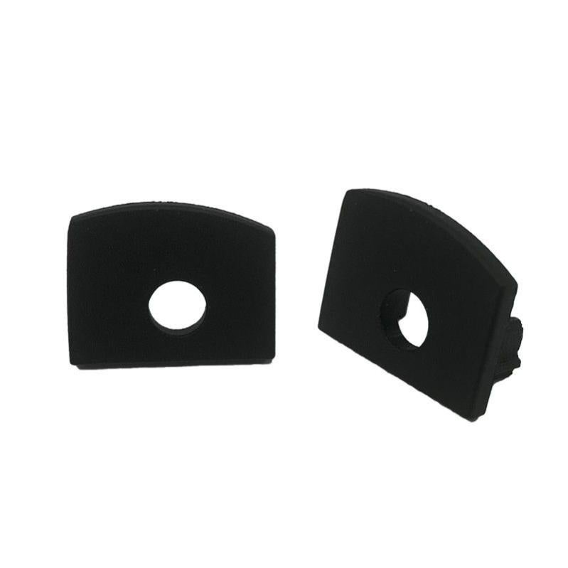 Coppia Tappi Coperture Termine Colore Nero Per Chiusure Profilo Alluminio Ba5570b 12065827