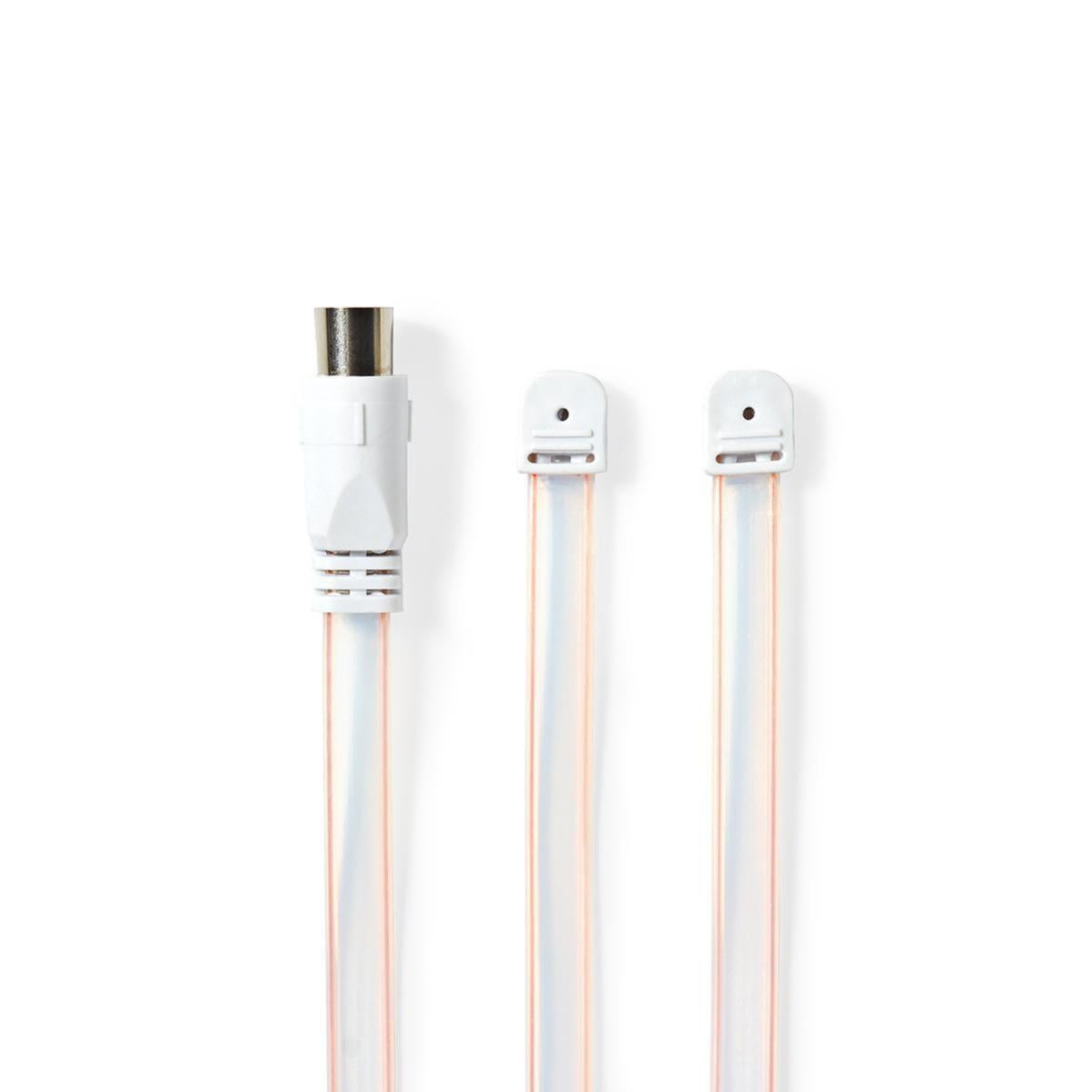 Presa A Parete Coassiale + Telefono RJ11 – Doppia Piastra Bianca Per Antenna E Telefono - 2