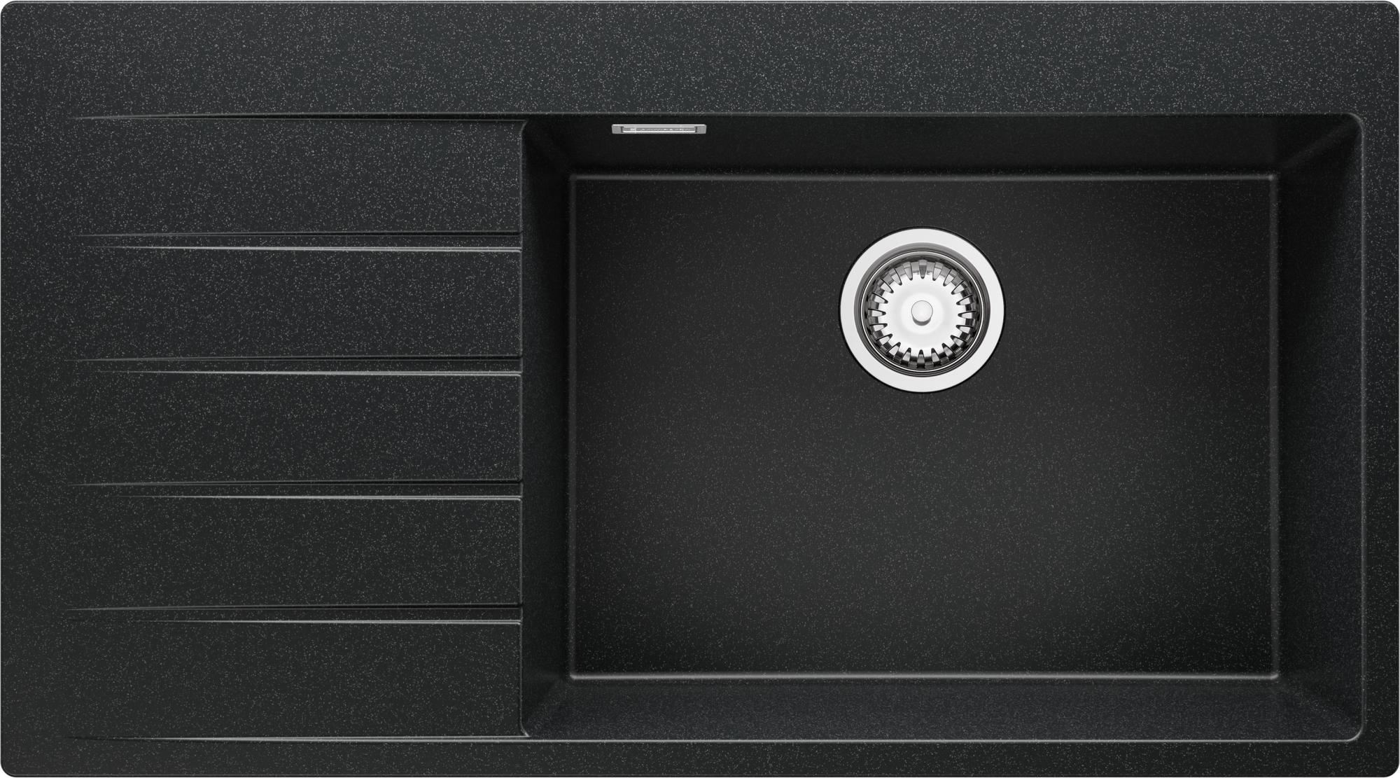 Homelody Lavello Da Cucina Rettangolare In Acciaio Inox, 50 X 45 Cm, Con Foro Per Rubinetto, Lavello Da Incasso Spazzolato, Per Sottolavello Da 60 Cm - Foto 9