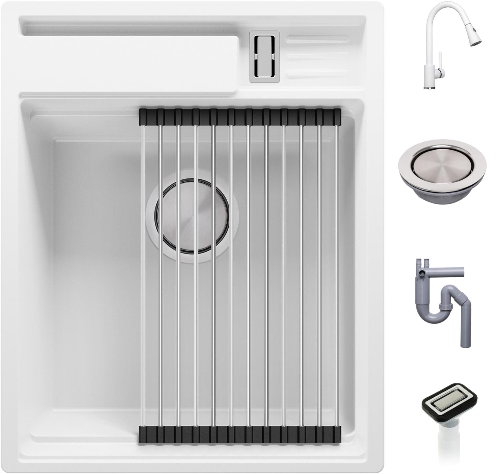 SET SCARICO PER LAVELLO IN CERAMICA A DUE VASCHE CON ATTACCO - Foto 11