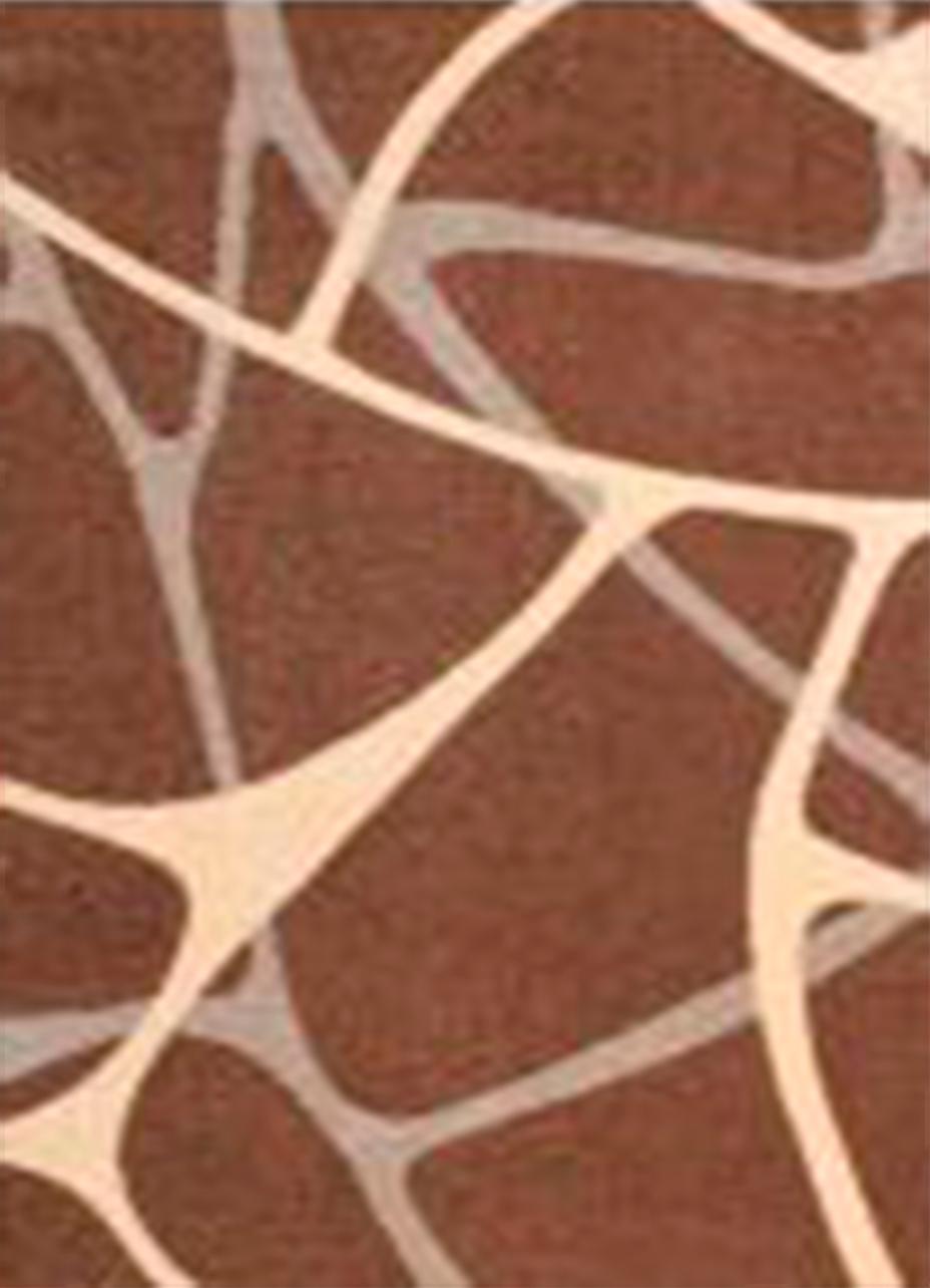 Alfombra de hogar 100% polipropileno 135 x 190 cm modelo sofia color marrón - crevicosta.