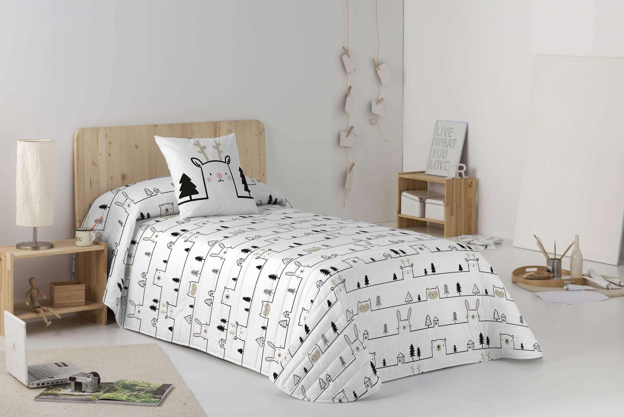 COLCHA BOUTI HOUSE ANIMALS CAMA 105 Leroy Merlin