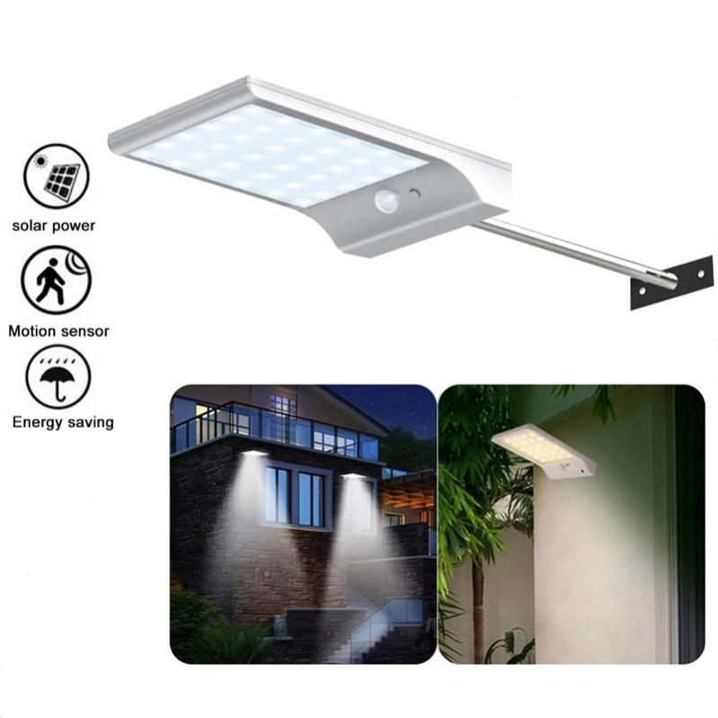 Lot De 16 Lampes Solaires De Jardin à Détecteur De Mouvement - LED, étanches, Design Moderne