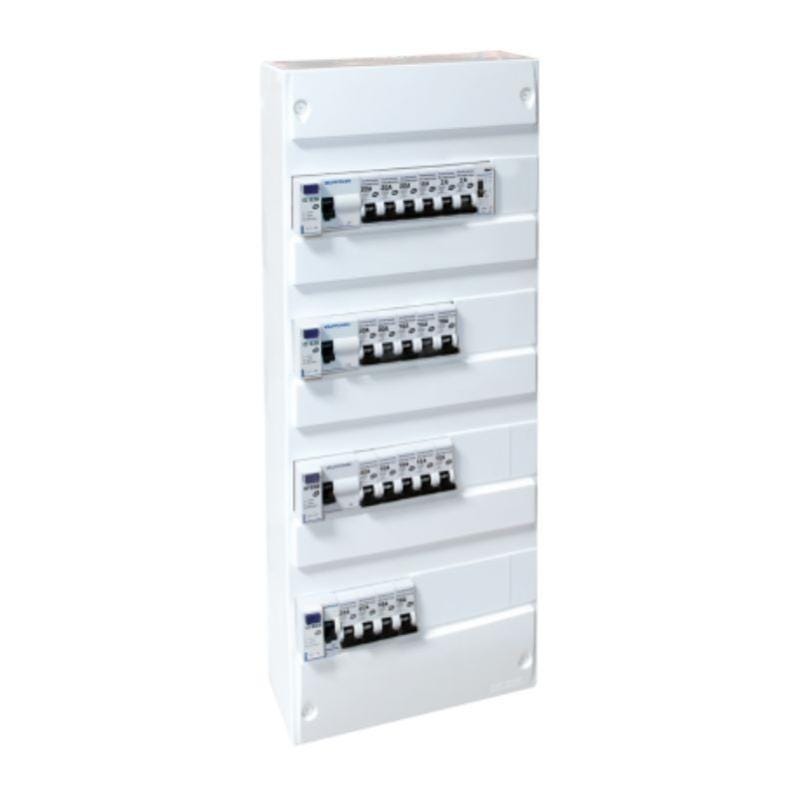Tableau lectrique Pr quip 4 Rang es 4 Diff rentiels 30mA 52 tableau-lectrique-pr-quip-4-rang-es-4-diff-rentiels-30ma-52