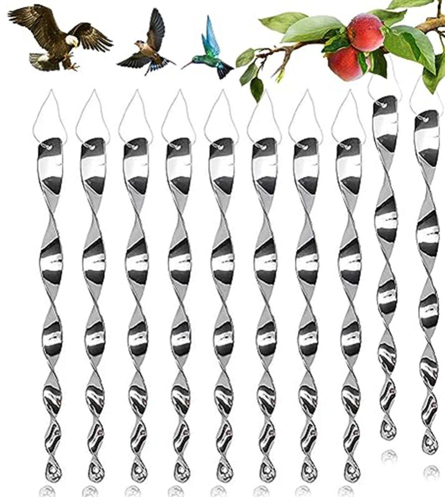 Repellente Per Uccelli Girandola Riflettente - 5 Pezzi, 54cm, Per Giardino E Frutteto - Foto 9