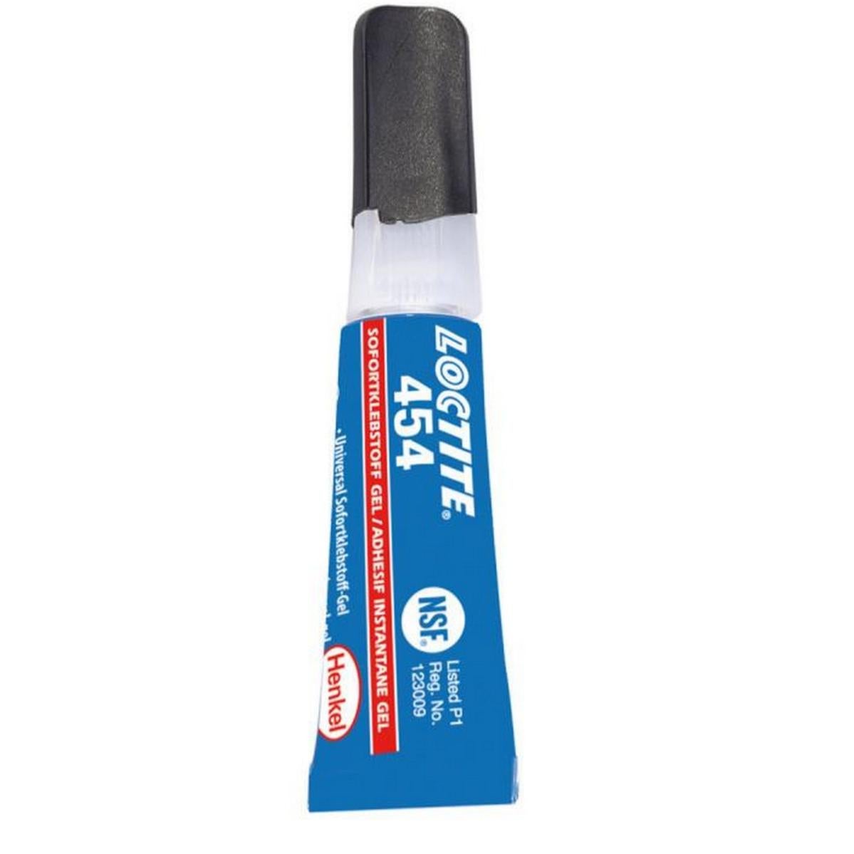 COLLE GEL, LOCTITE 454 SUPER GLUE, ADHESIF INSTANTANEE UNIVERSEL 5g