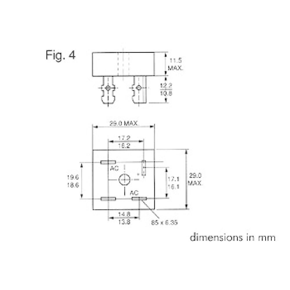PONT DE REDRESSEMENT 400V-35A (KBPC3504) | Leroy Merlin