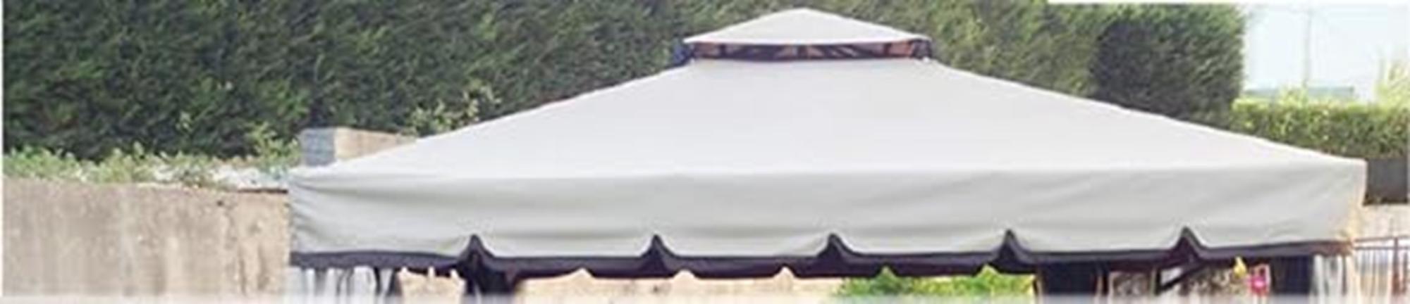 Top Telo Copertura di Ricambio per Gazebo 3x3 MT con Airvent Originale