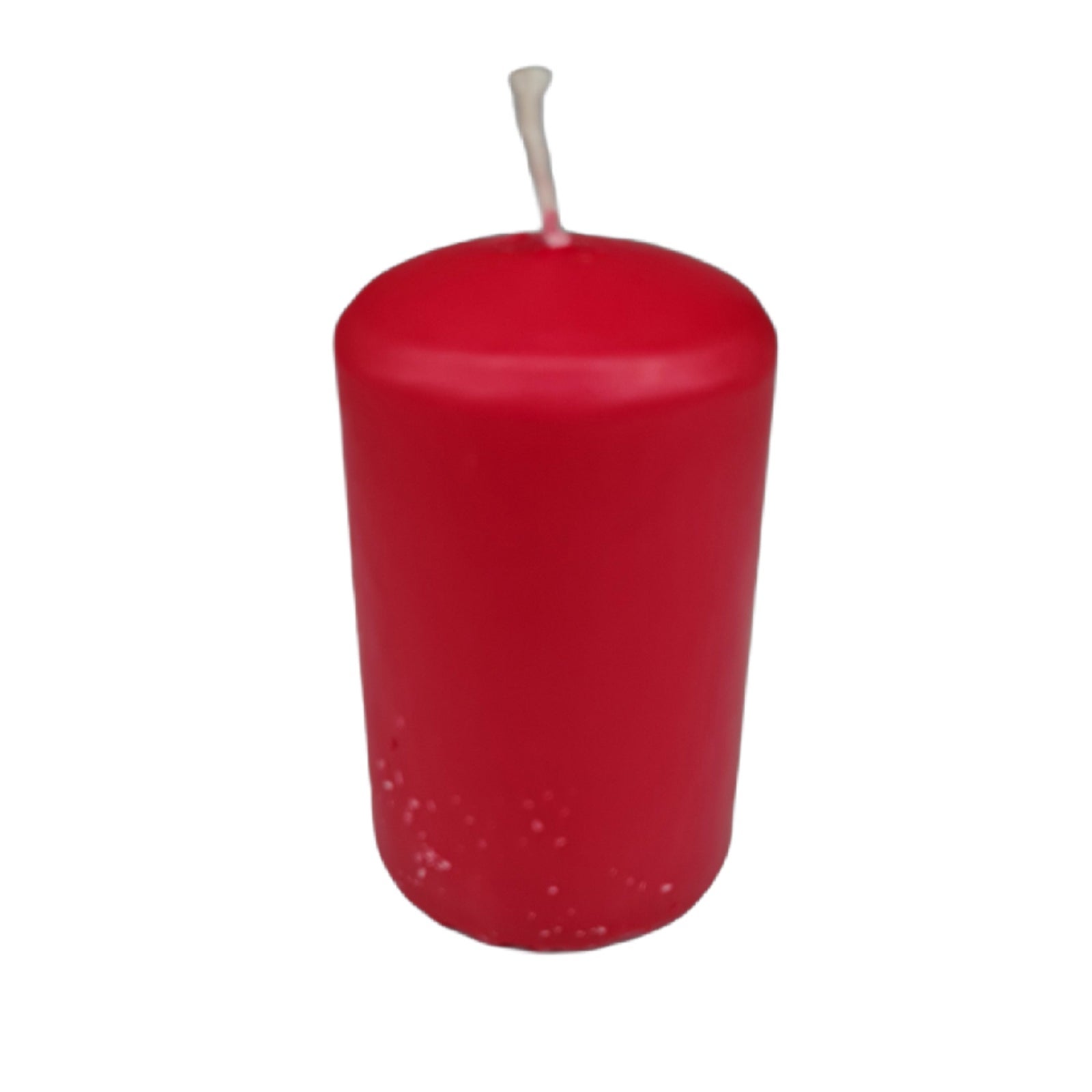 Candele decorative colorate natalizie per interno set da 8 pezzi ø 5 cm /  Rosso Opaco