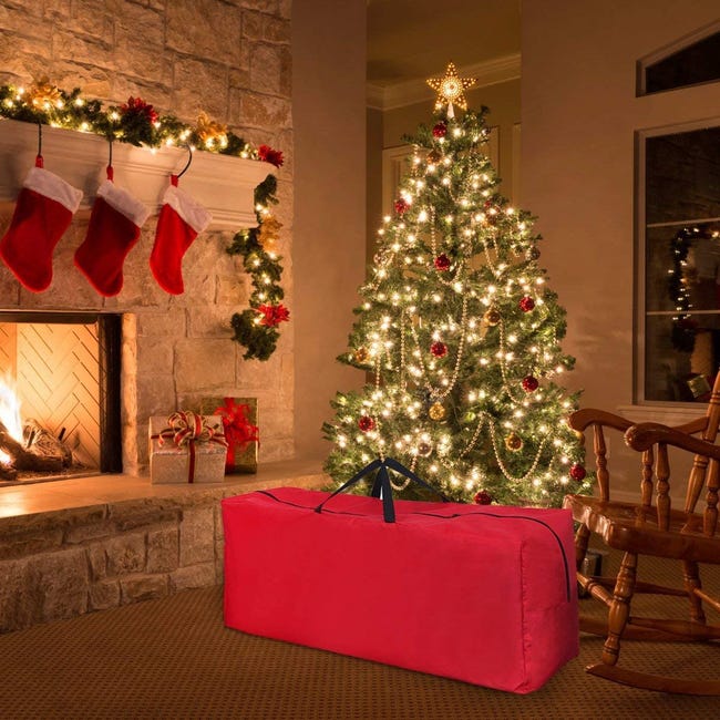 Custodia per albero di Natale sacca rinforzata con manici per stoccaggio  invernale / Per Albero fino a 180 cm