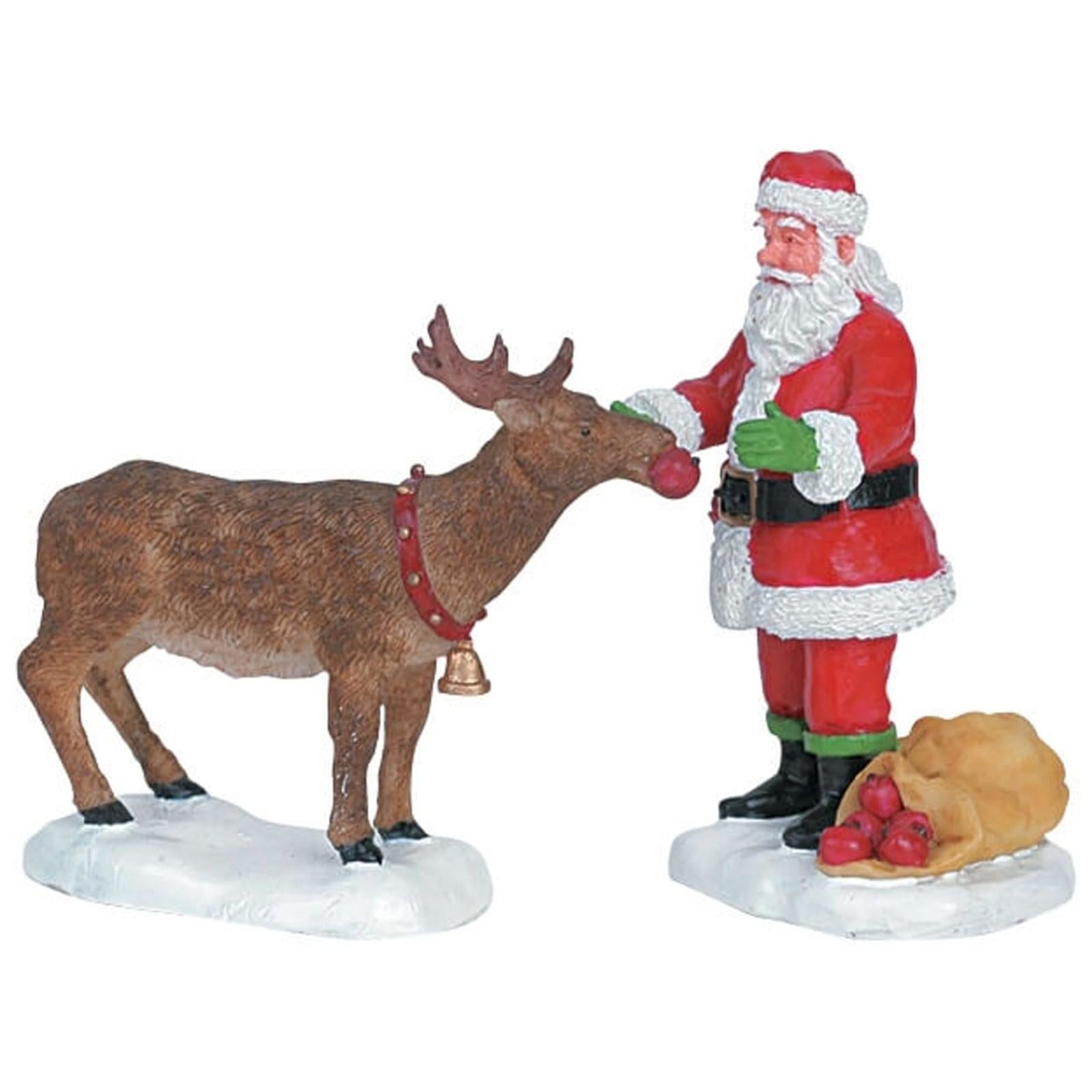 Babbo Natale Gigante 60cm - Statua Decorativa Natalizia Con Bastone E Sacco, Ideale Per Vetrine E Regali - Foto 6