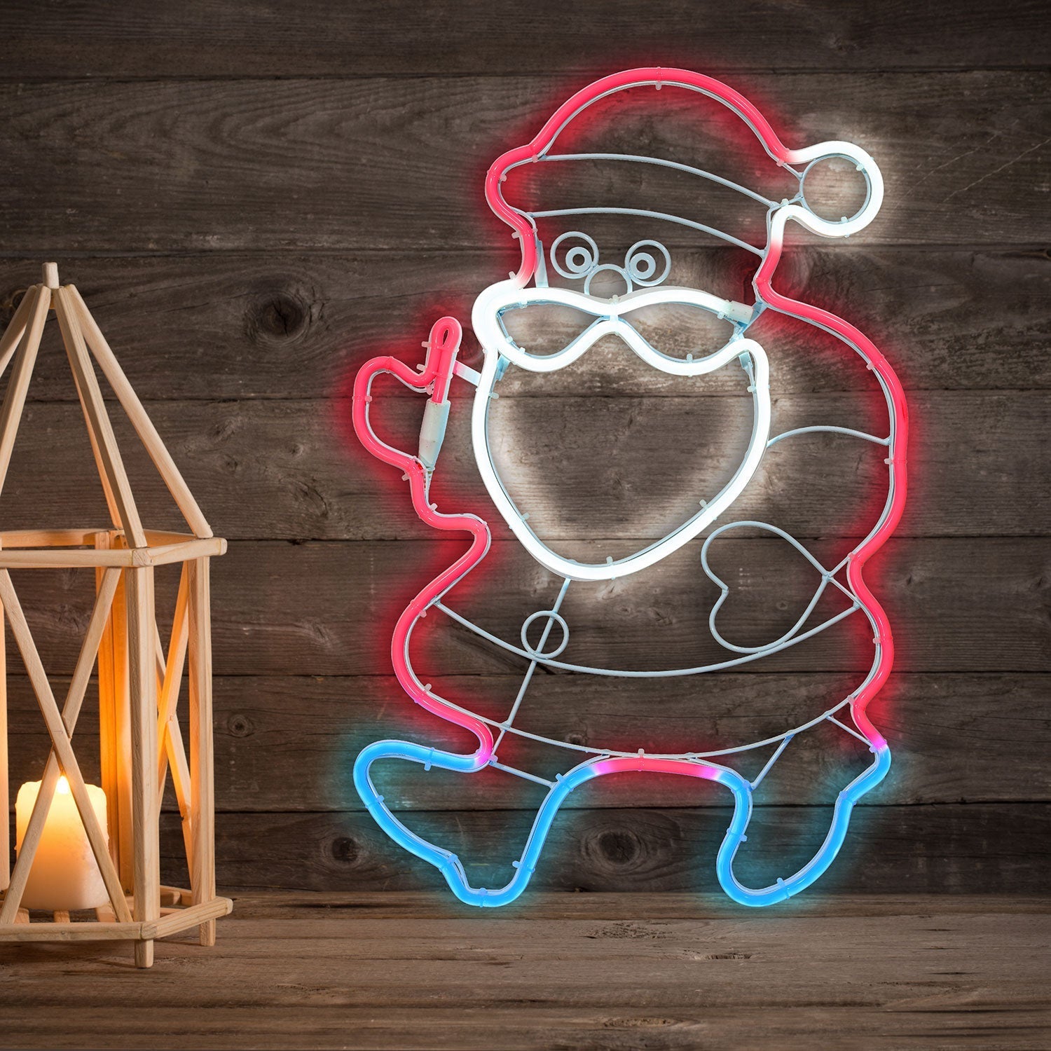 Tubo Led luminoso di Natale Rosso 45 metri