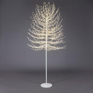 Albero luminoso Ramo con led a luce calda Marrone 210 cm GLAD