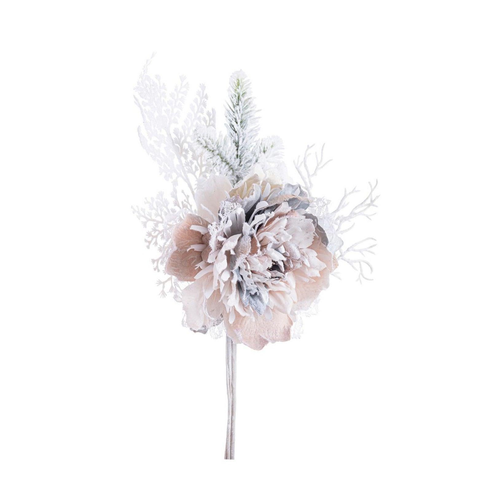 Magie Di Natale Ramo Decorativo Melanie Rosso - 70 Cm Con Bacche In Plastica E Filo Di Ferro - Per Interni Ed Esterni, Addobbi Natalizi Eleganti