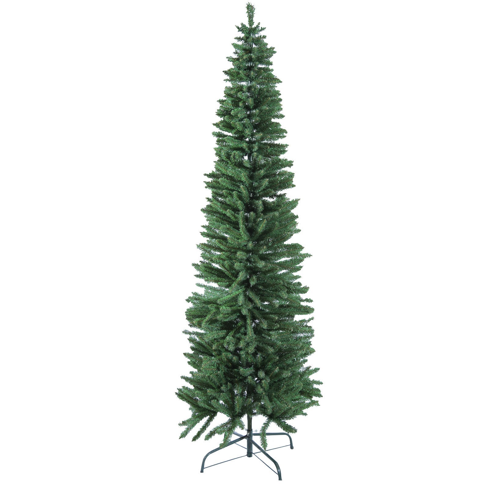 Albero di natale Slim Minnesota in PVC di Altissima Qualità per  dimensioni ridotte / 240 cm