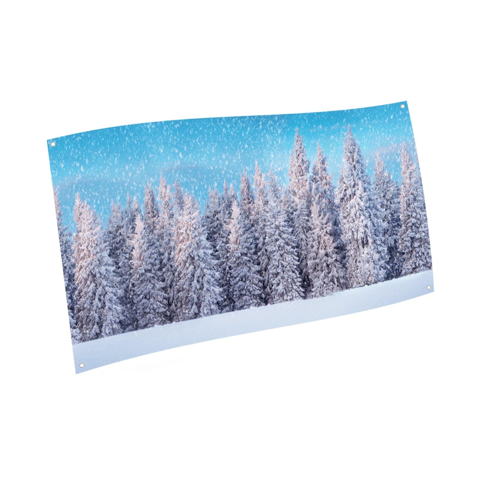Bello Paesaggio Di Inverno Della Foresta Innevata Con I Raggi Caldi Del Sole Tronchi Scuri Contrapposizione Degli Alberi Alti Image136114558