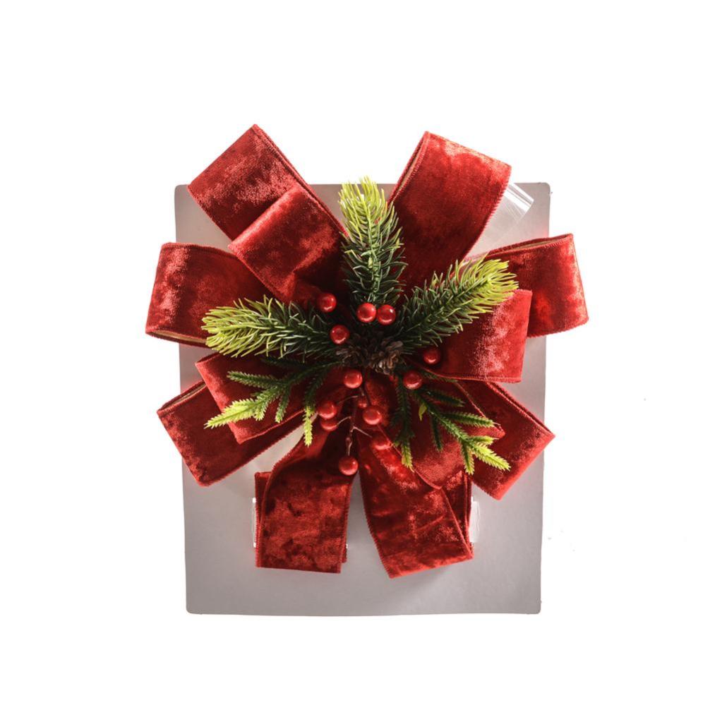 Fiocco Decorativo Extra Large Per Albero Di Natale - 380x80 Cm, Rosso, Per Matrimoni, Feste E Decorazioni