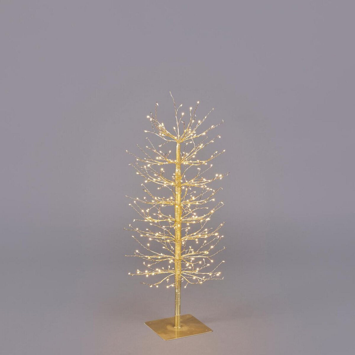 Albero luminoso Faggio con rami a microled luce calda da interno ed  esterno / 180 cm / Nero