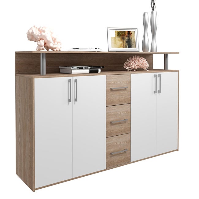 COSTWAY Mobile da Pavimento per Bagno, Armadio da Bagno con Ripiano COSTWAY Mobile da Pavimento per Bagno, Armadio da Bagno con Ripiano