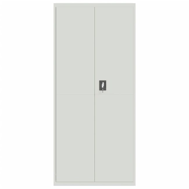 VidaXL Armario archivador de acero gris antracita y blanco 90x40x70 cm