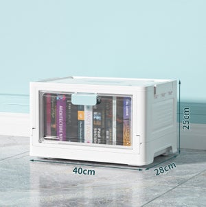 Boite de rangement transparente 25L en plastique CARREFOUR HOME : la boite  de rangement à Prix Carrefour