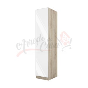 Armadio multiuso Ddandre, Portascarpe con 1 anta e 4 ripiani, Mobile  multifunzione, 100% Made in Italy, cm 63x40h187, Bianco lucido