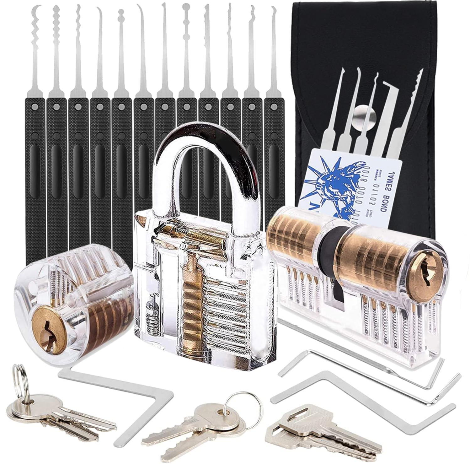 Lucchetto In Ottone Con 3 Chiavi - Doppia Sicurezza Per Porte, Cancelli E Armadi (Set Da 2 Pezzi) - Foto 8