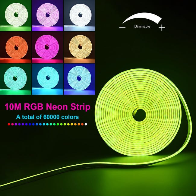 YM E-Bright RGB LED Bande Lumineuse avec télécommande LED intérieur de la  Voiture avec Chargeur Musique synchronisation Tableau de Bord Pied  inférieur Neon kit d'éclairage/câble USB DC 12V : : Auto et