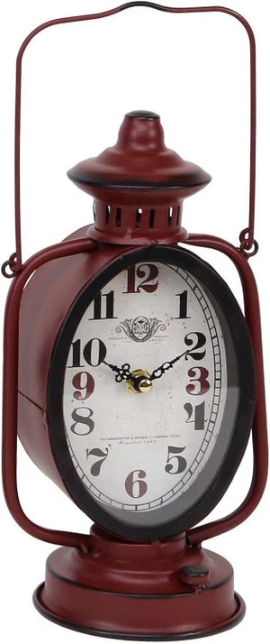Horloge De Table Vintage Petit Oiseau - En Métal étain, Mouvement Quartz Silencieux, Pile AAA