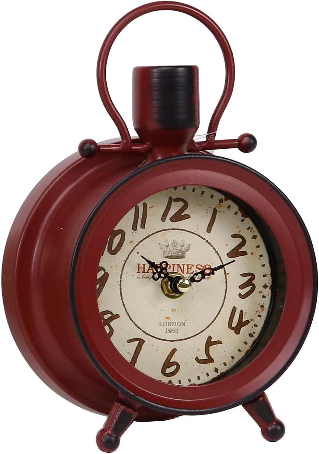 Orologio da tavolo in stile vintage - Rosso