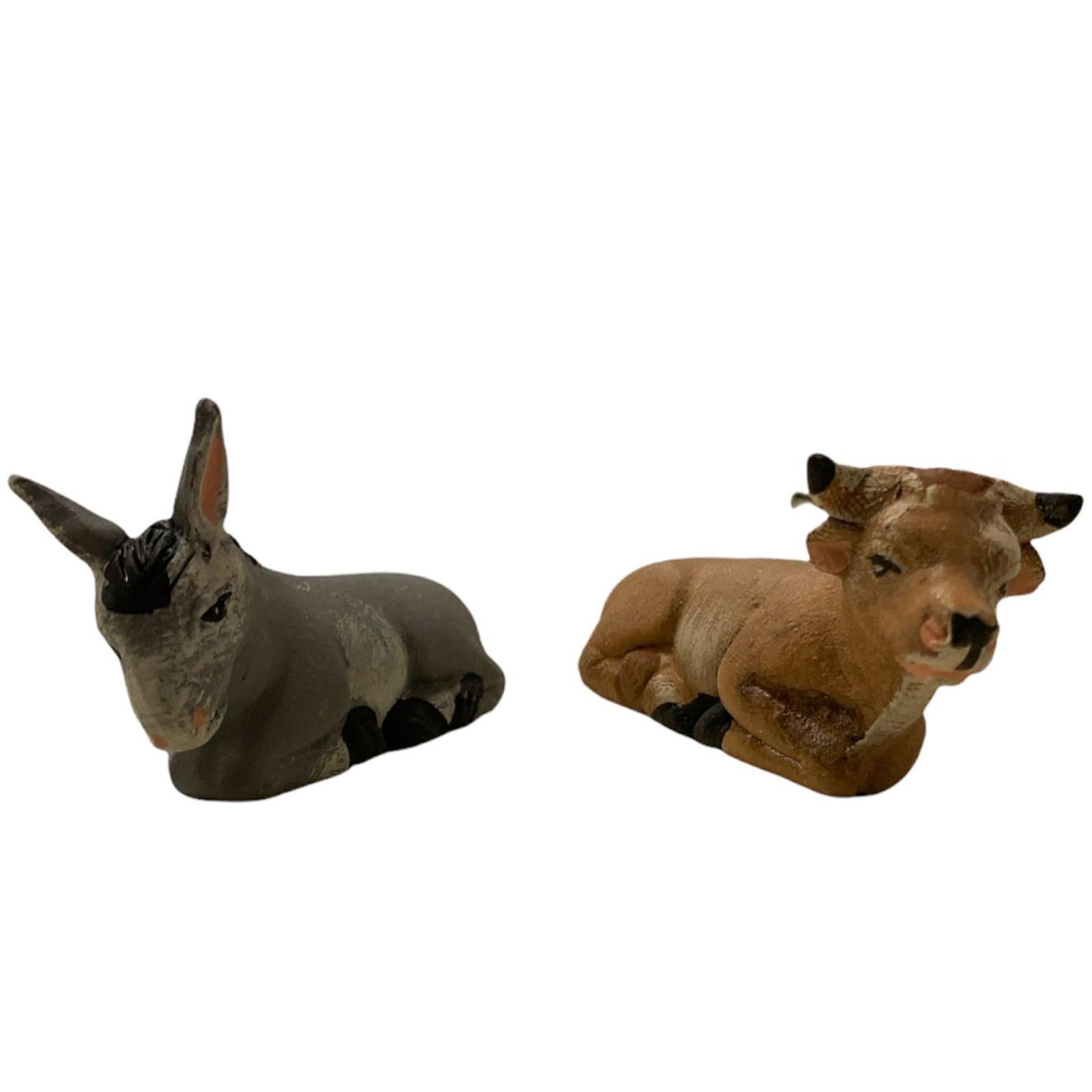 Figurine Crèche Pizzaiolo Napolitain 12cm - Sculpture Landi Made In Italy | Peinte à La Main - PVC Indestructible