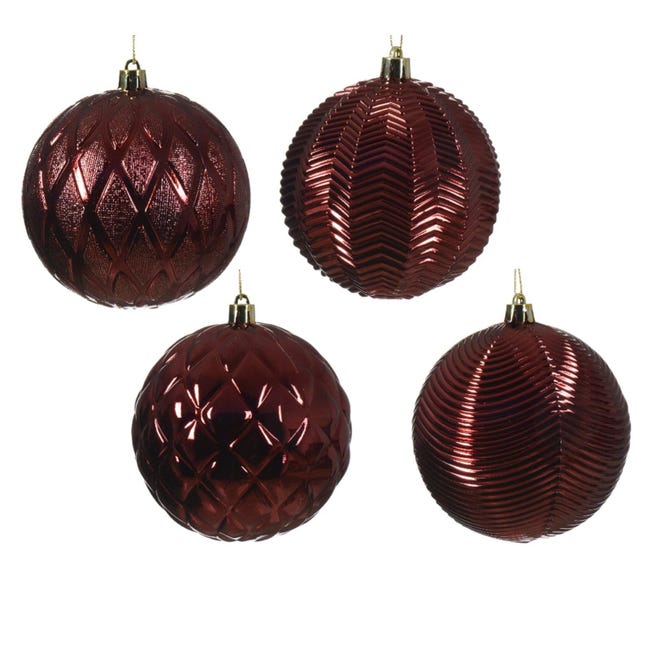 PALLINE PER ALBERO DI NATALE ADDOBBO 6 PZ NATALIZIE 10 CM SET Indestruttibili Appendini 85458491 PALLINE PER ALBERO DI NATALE ADDOBBO 6 PZ NATALIZIE 10 CM SET Indestruttibili Appendini 85458491