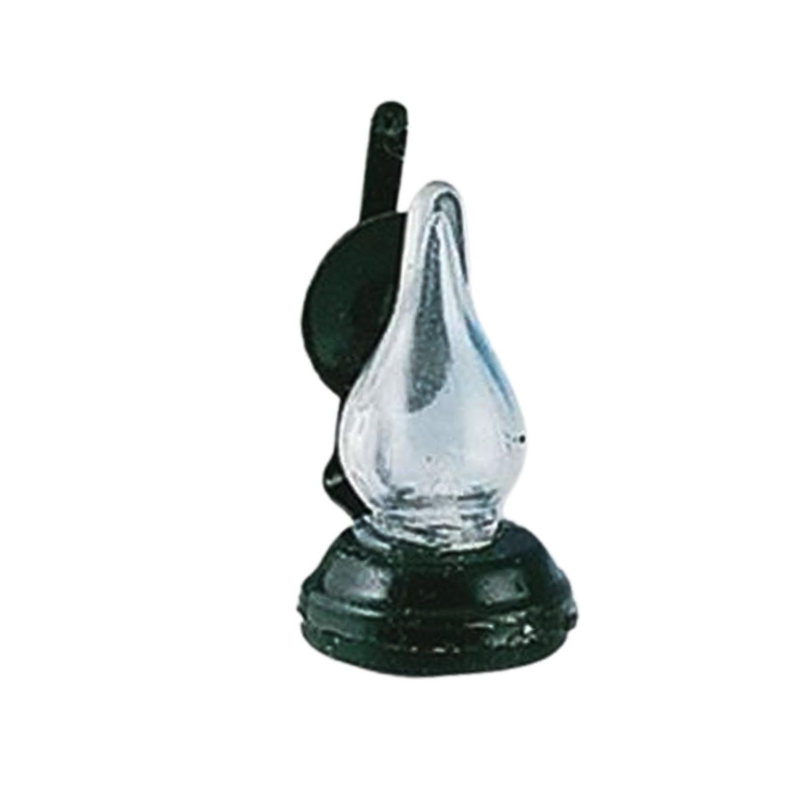 Lampelanterne de crèche de Noël en plastique et métal h 4 cm / Titre