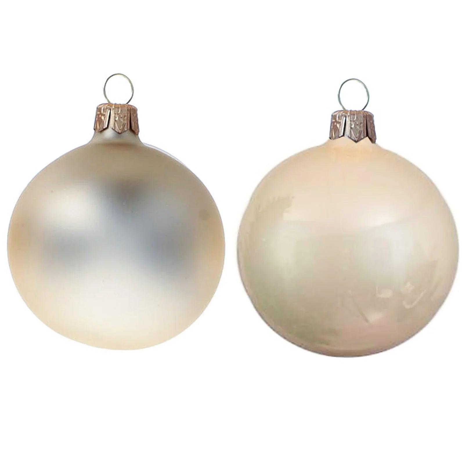 Palline Di Vetro Per Albero Di Natale Palline in vetro per albero di natale champagne decorazione natalizia