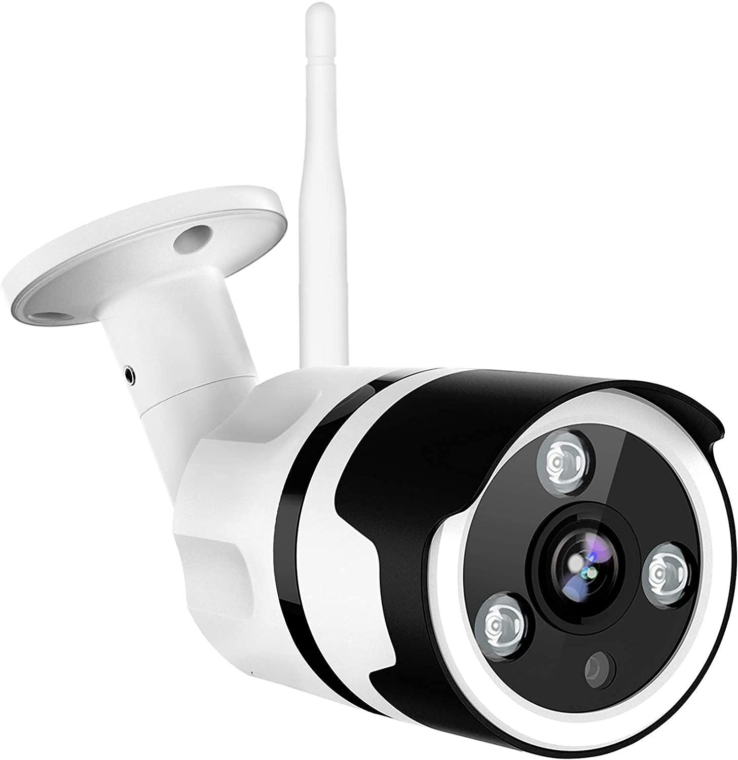 Caméra de sécurité extérieure, caméra de Surveillance Bullet Wifi 1080P,  Audio bidirectionnel, Vision nocturne FHD, caméra de sécurité domestique