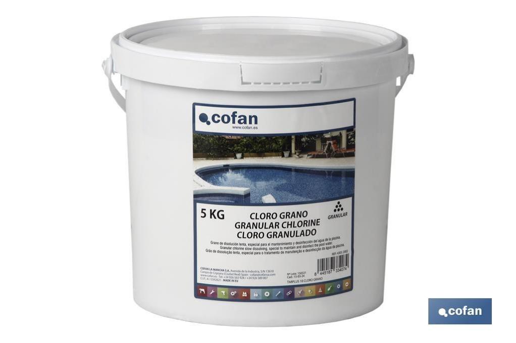 Cloro Grano 5 Kg Cofan