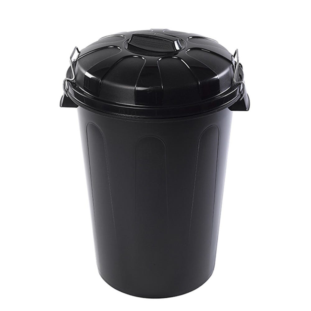 ▷ Comprar Cubo basura negro 100 litros 53x63cm CN100 Maiol