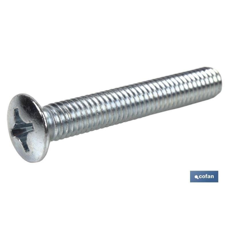 200 Stück Zylinderschrauben DIN-963 M8x16 | C-6 Qualität | Vielseitig Einsetzbar