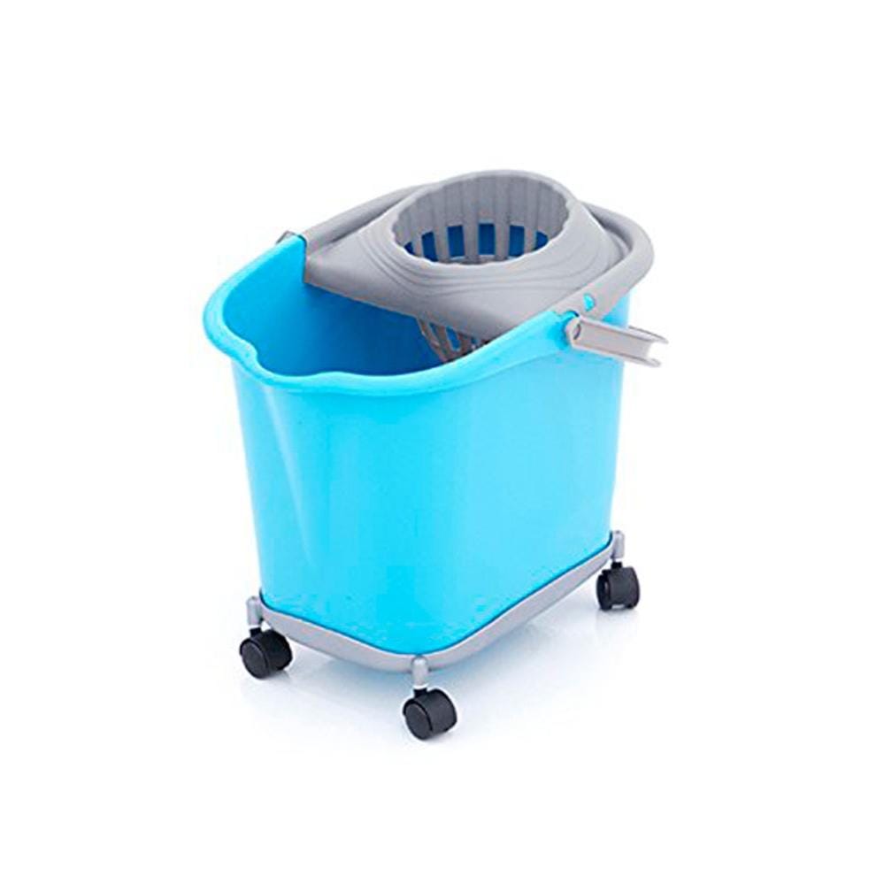 CUBO ESCURRIDOR RUEDAS 16L AZUL Leroy Merlin