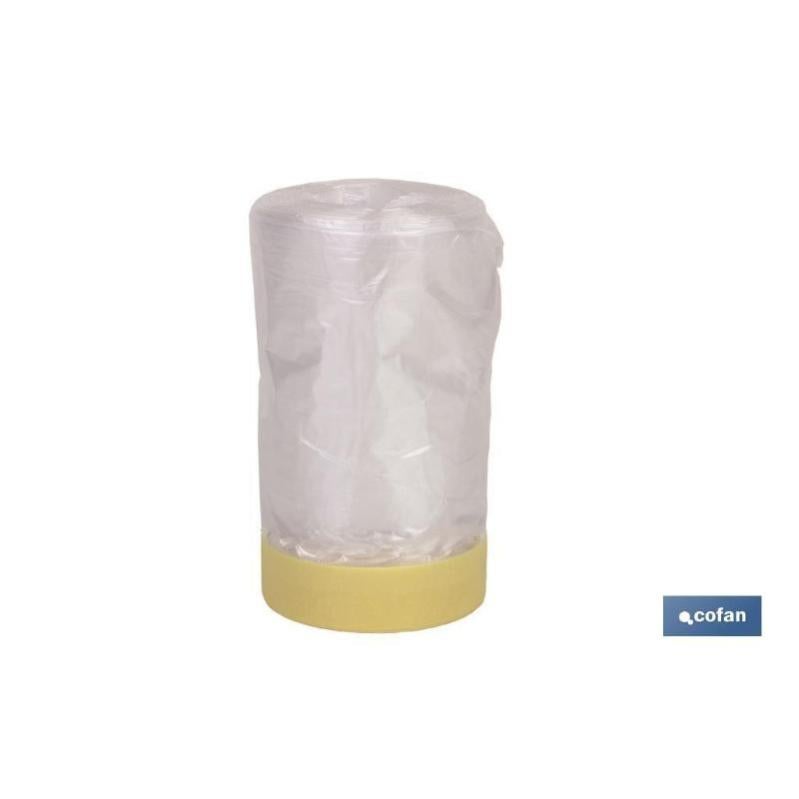 Plimpo Rollo Cinta Crepe + Plástico 80° (180Cm X 22.5M) En Oferta Rollo Cinta Crepe + Plástico 80° (180Cm X 22.5M)