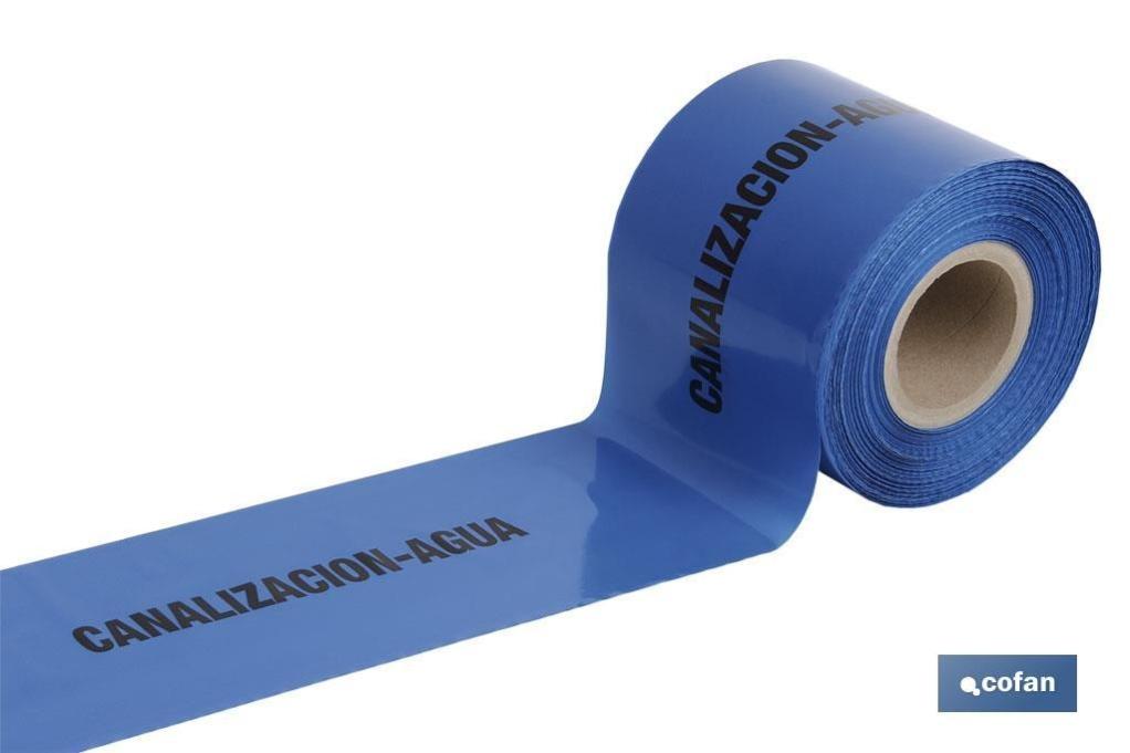 Cinta Baliz. Canalizacion Agua 150Mmx250Mts