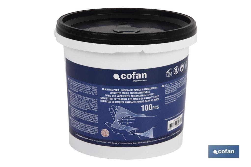 Toallitas Para Limpieza De Manos Antibacterias 100Uds