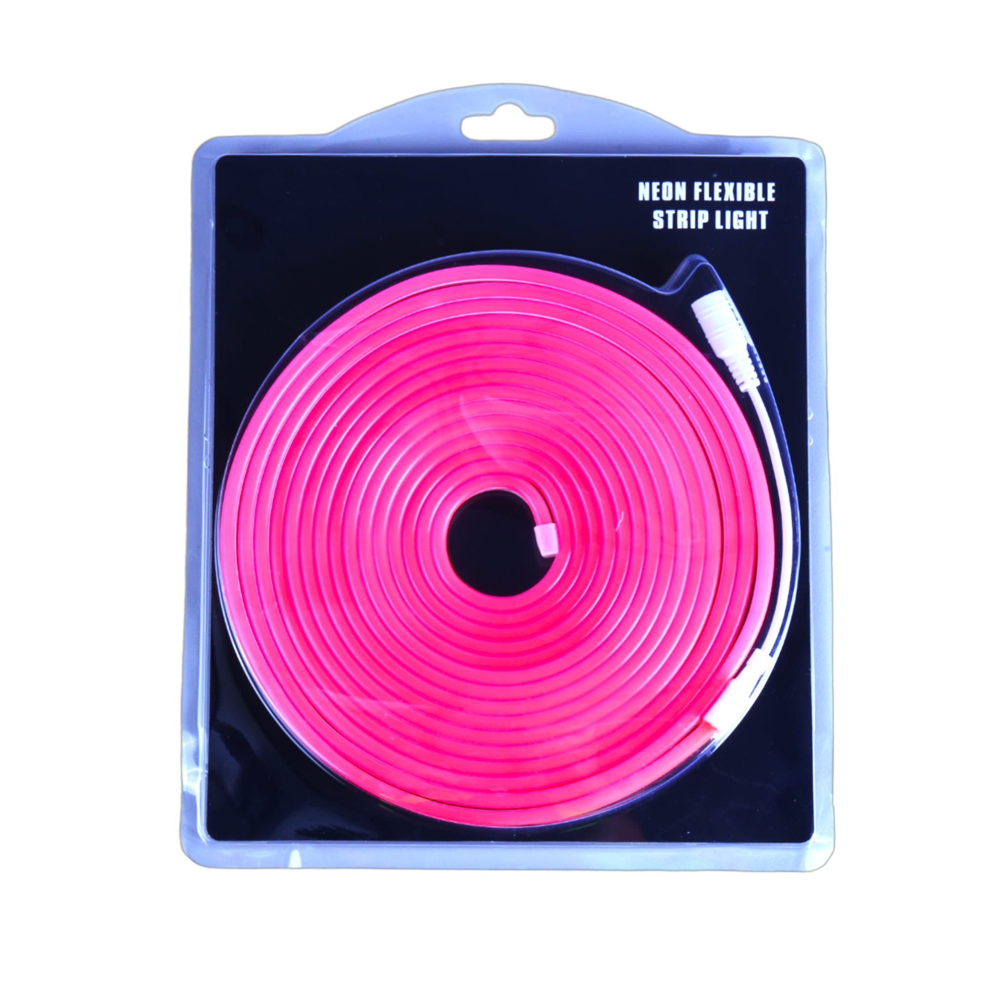 Lucendi LED decorazione luce 30 x 14 cm Neon plastica flessibile PVC Rosa