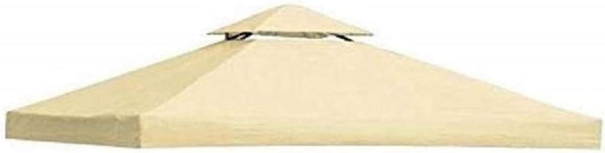 Telo Copertura Per Gazebo 3x3mt Con Airvent - Ricambio Ecrù Universale Per Aggancio Spigoli - Foto 3