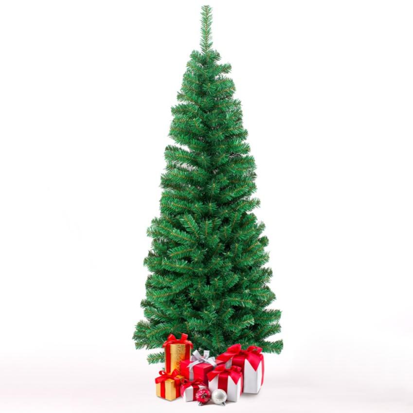 Albero di Natale Artificiale con 302 Rami Base in Metallo H120cm Albero di Natale Artificiale con 302 Rami Base in Metallo H120cm