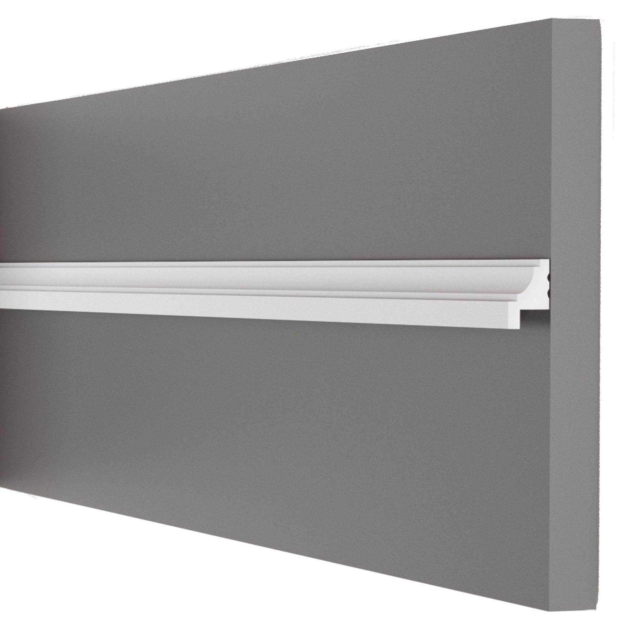 Cornice Decorativa Per Pareti In Duropolimero 2000x28x18x12mm Leroy cornice-decorativa-per-pareti-in-duropolimero-2000x28x18x12mm-leroy